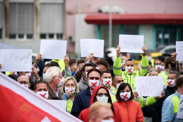 Stop! Les salarié-e-s de General Electric s’opposent au démantèlement