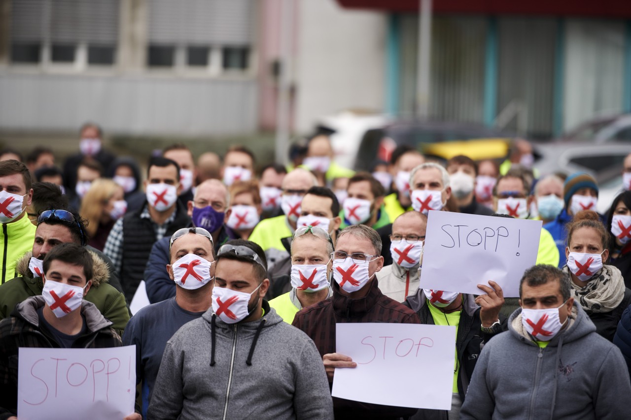 Nein und nochmals Nein zum Stellenabbau bei General Electric! (Bild: Manu Friedrich)