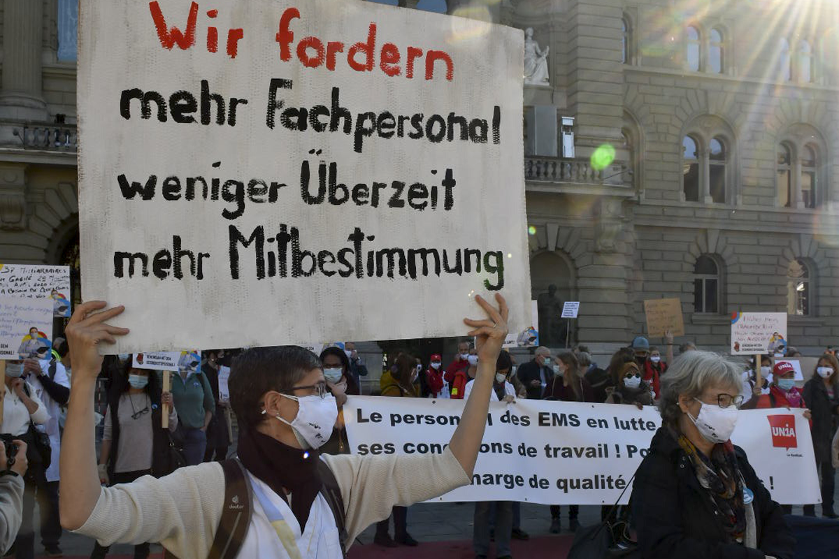 "Wir fordern: Mehr Fachpersonal, weniger Überzeit, mehr Mitbestimmung"