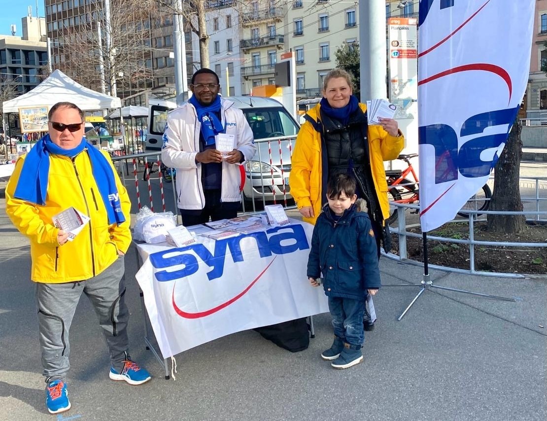 GE_AVS13_313e rente AVS: les équipes de Syna Romandie s’engagent avec force