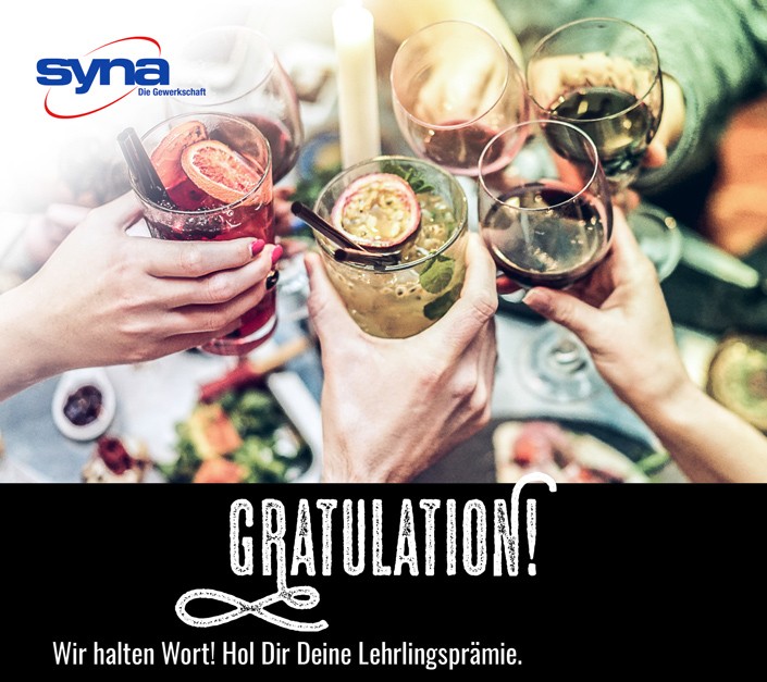 Gratulation zur bestandenen LAP!