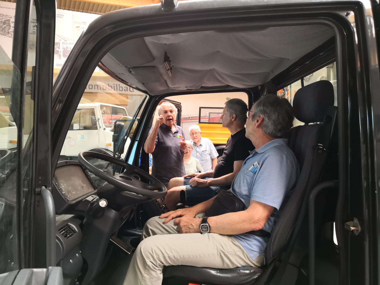 Probesitzen im Unimog – ein echtes Highlight