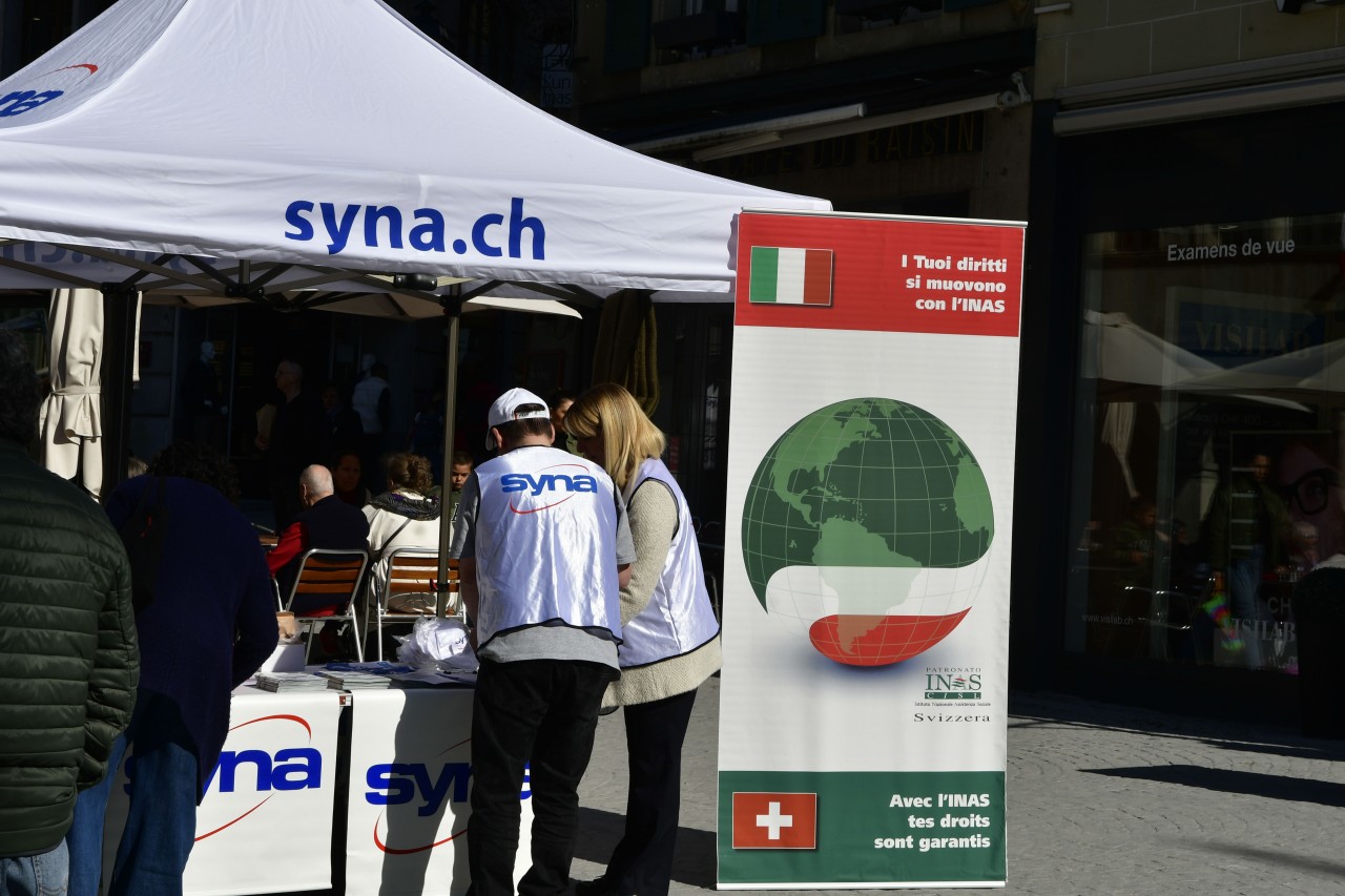 Récolte de signatures à Lausanne